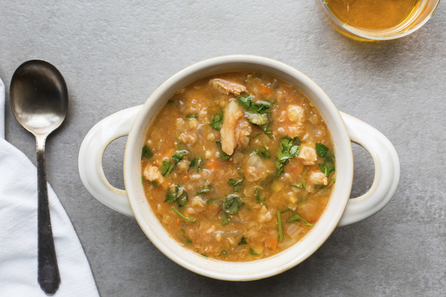 Red Lentil, Fennel and Chicken Slow-Cooker Soup